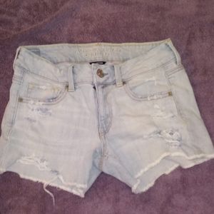 American eagle ripped shorts